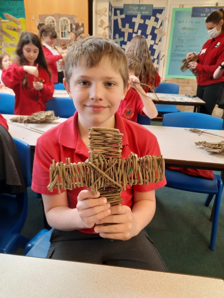 Monk Fryston C of E Primary School » Y5 Willow Weaving